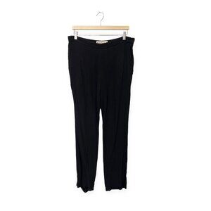 Marni Black Straight Leg Pants Size 46 US Size XL Viscose